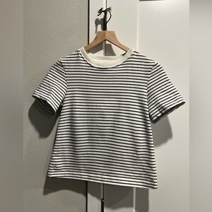 Cos Striped Crop Tee